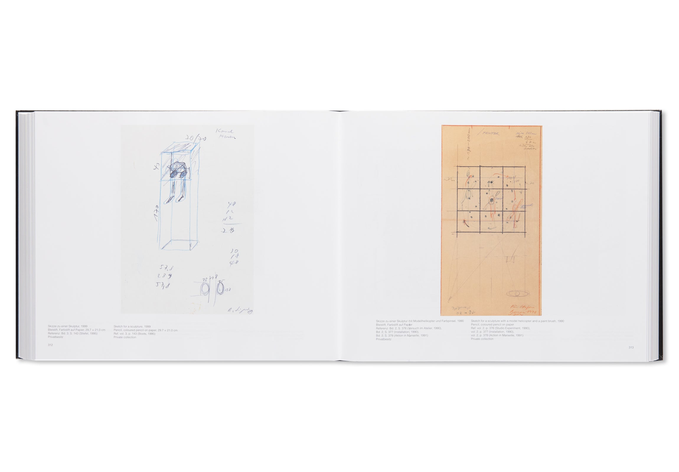 SKIZZEN / SKETCHES 1970-2020 by Roman Signer