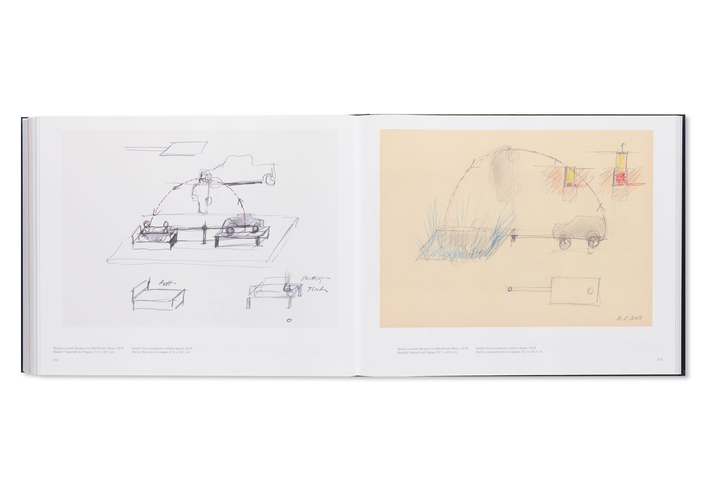 SKIZZEN / SKETCHES 1970-2020 by Roman Signer