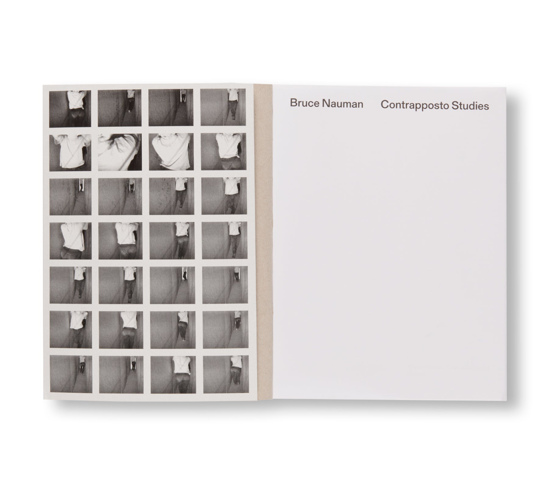 CONTRAPPOSTO STUDIES by Bruce Nauman