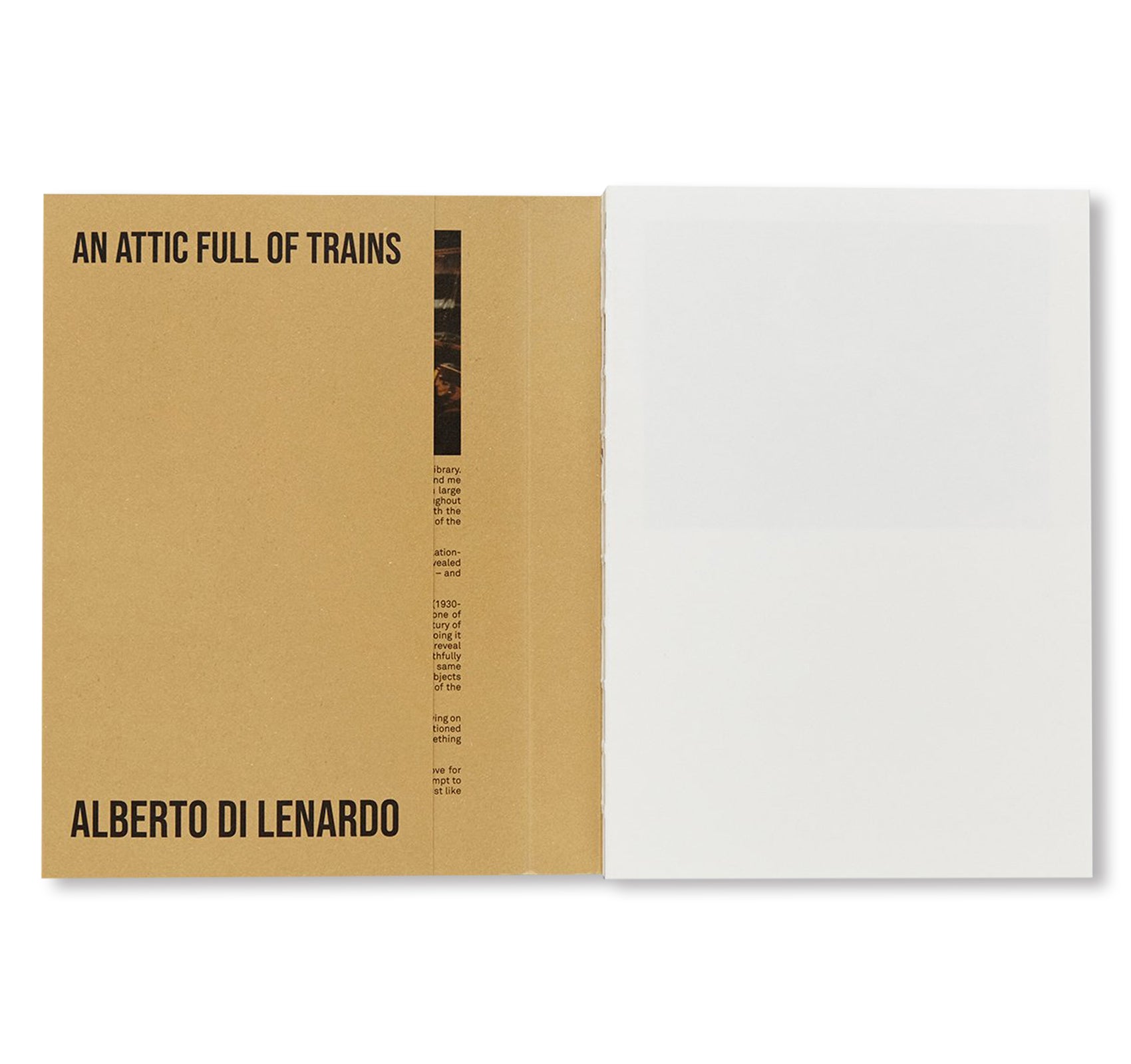 AN ATTIC FULL OF TRAINS by Alberto di Lenardo, Carlotta di Lenardo  [SECOND EDITION]