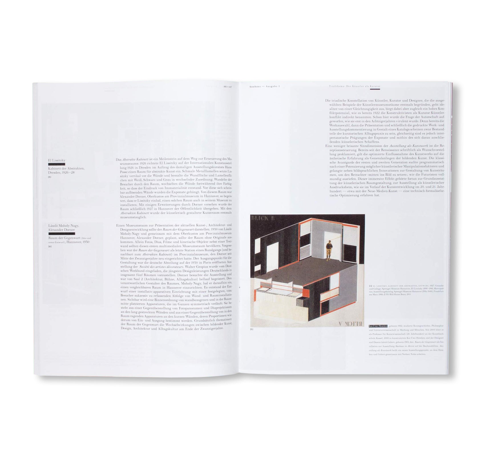 ARTIST - BAUHAUS 1. The Bauhaus Dessau Foundation's Magazine by Stiftung Bauhaus Dessau