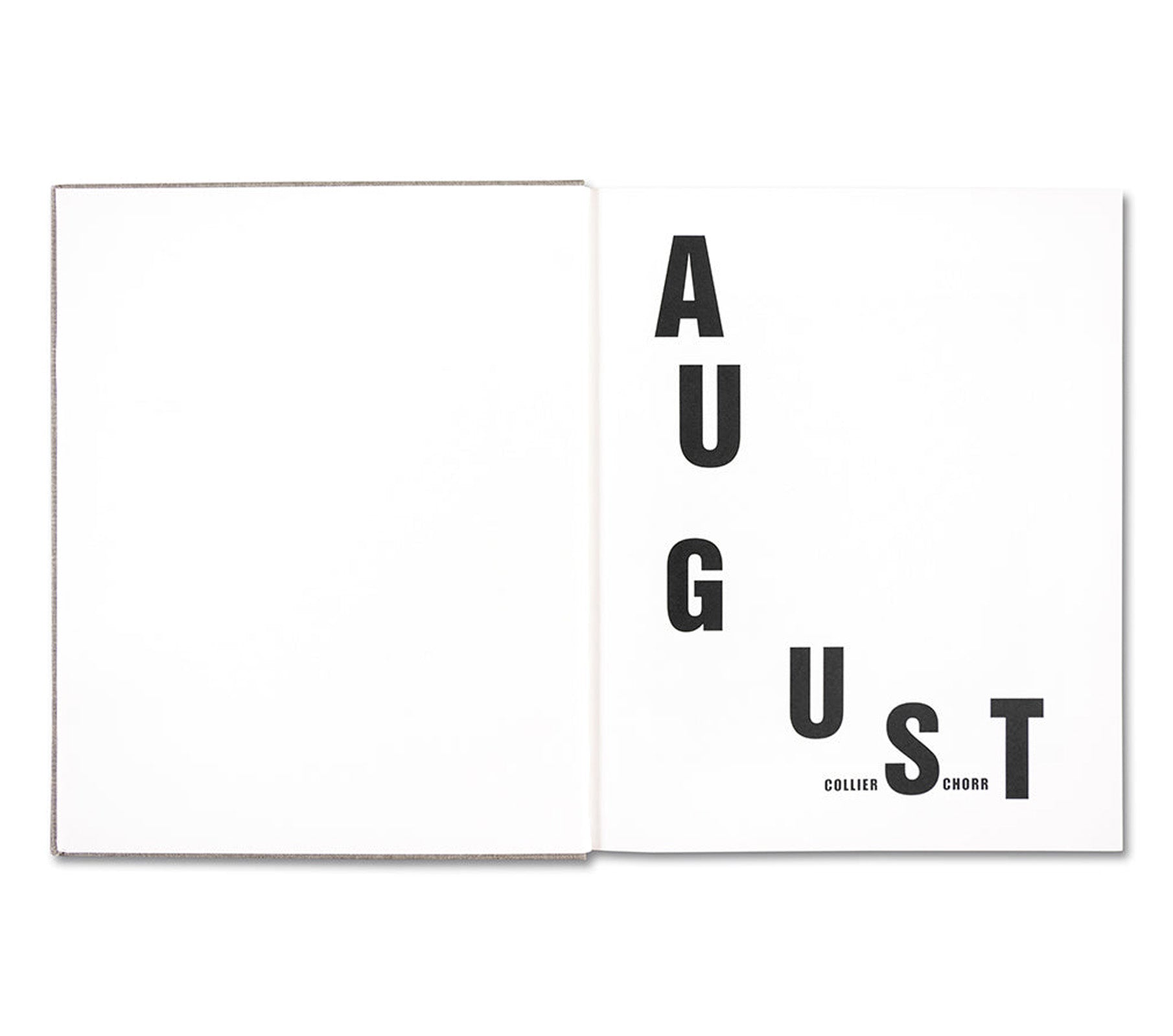 AUGUST by Collier Schorr [SIGNED]