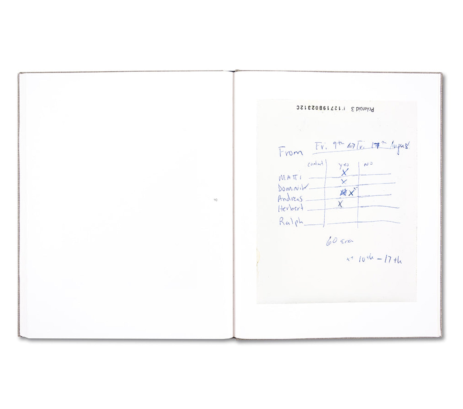 AUGUST by Collier Schorr [SIGNED]