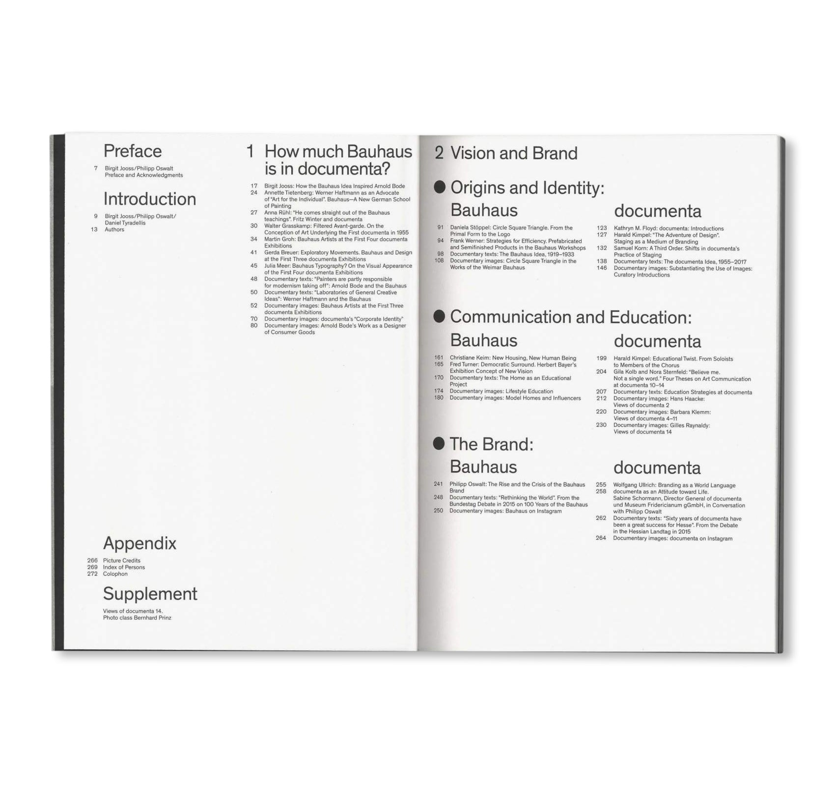 BAUHAUS / DOCUMENTA. VISION AND BRAND [ENGLISH EDITION]