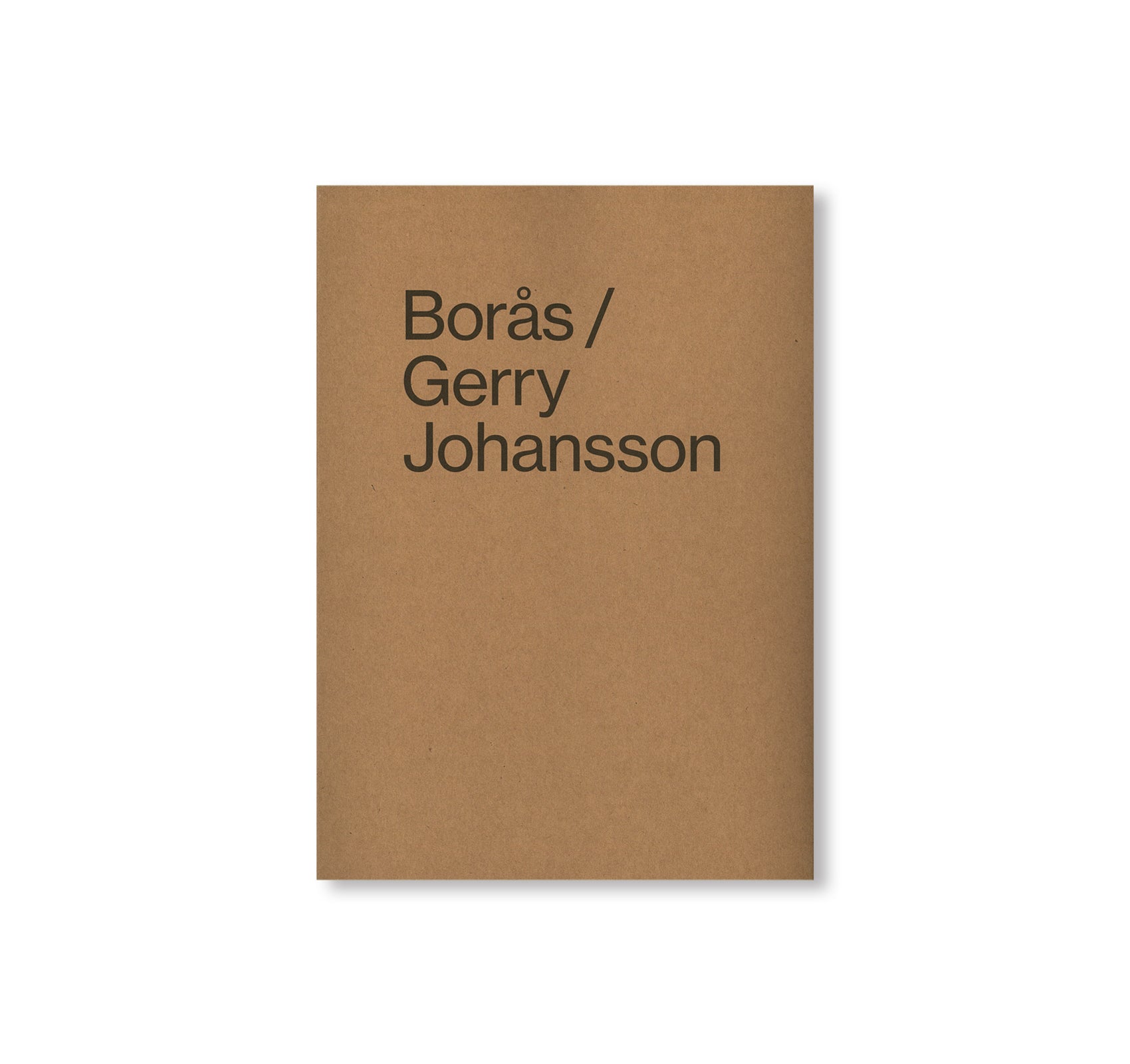 BORÅS by Gerry Johansson [SIGNED]