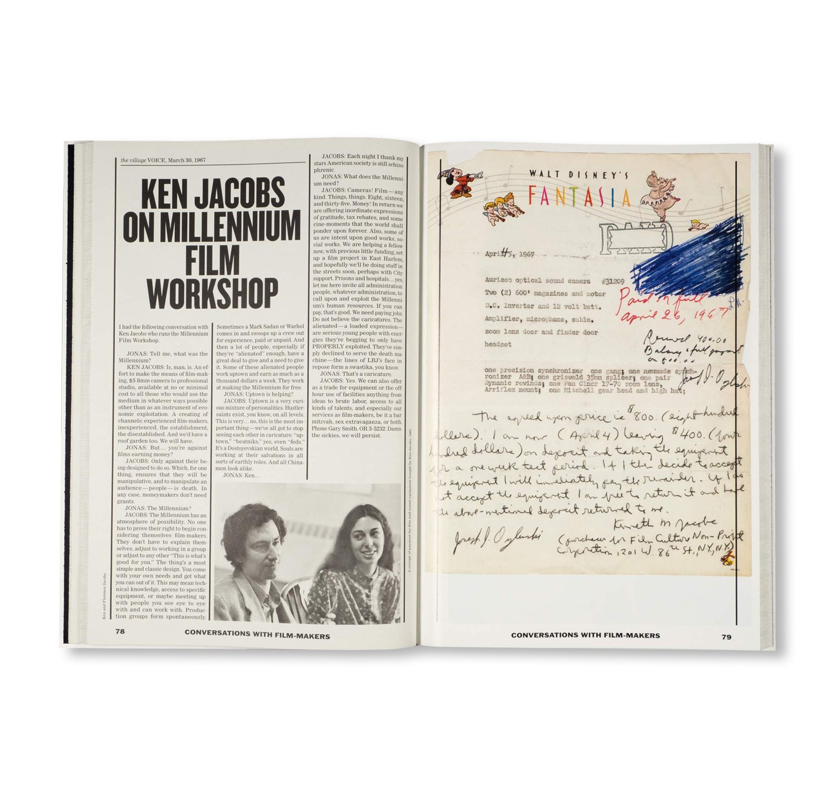 CONVERSATIONS WITH FILMMAKERS by Jonas Mekas