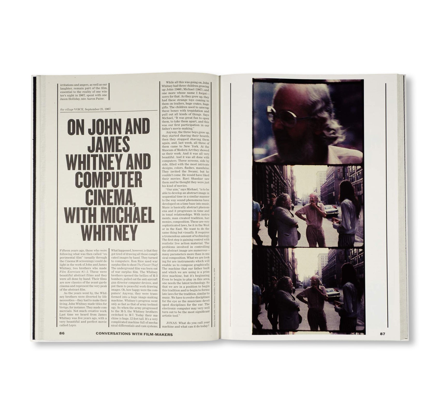 CONVERSATIONS WITH FILMMAKERS by Jonas Mekas