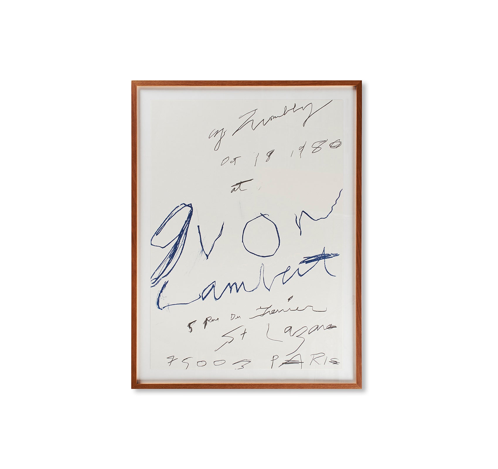 PRINT (1980) by Cy Twombly