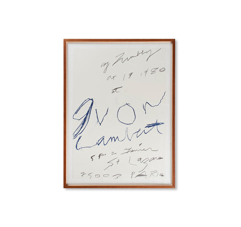 PRINT (1980) by Cy Twombly [REPRINTED EDITION]