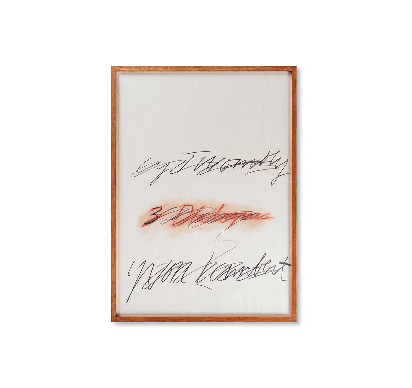 THREE DIALOGUES.2 PRINT (1977) by Cy Twombly