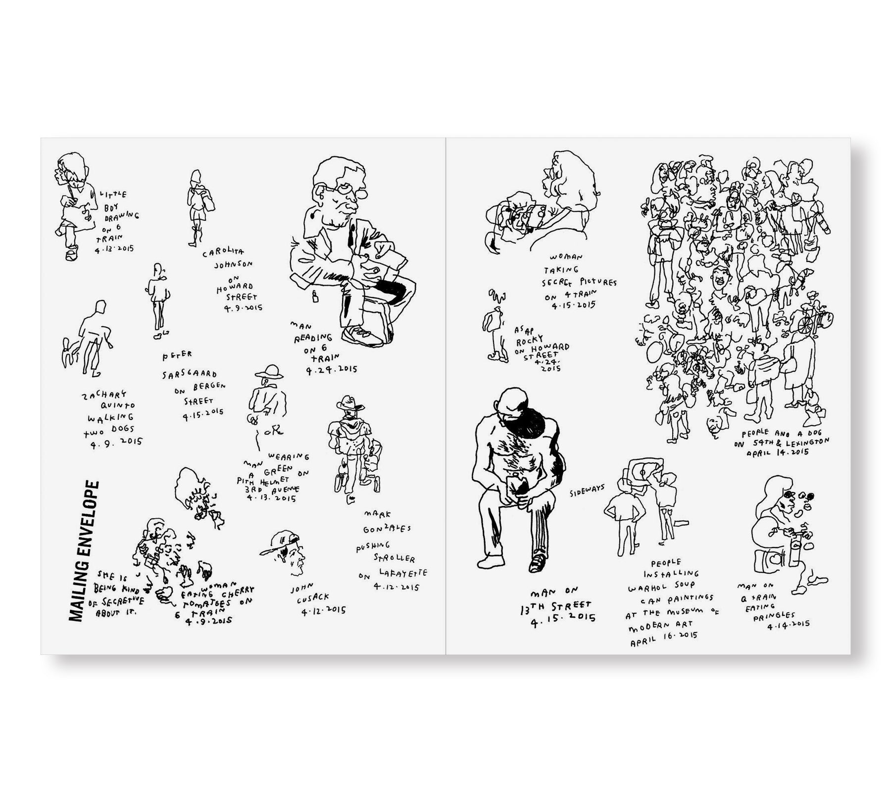 EVERY PERSON IN NEW YORK VOL 2 by Jason Polan