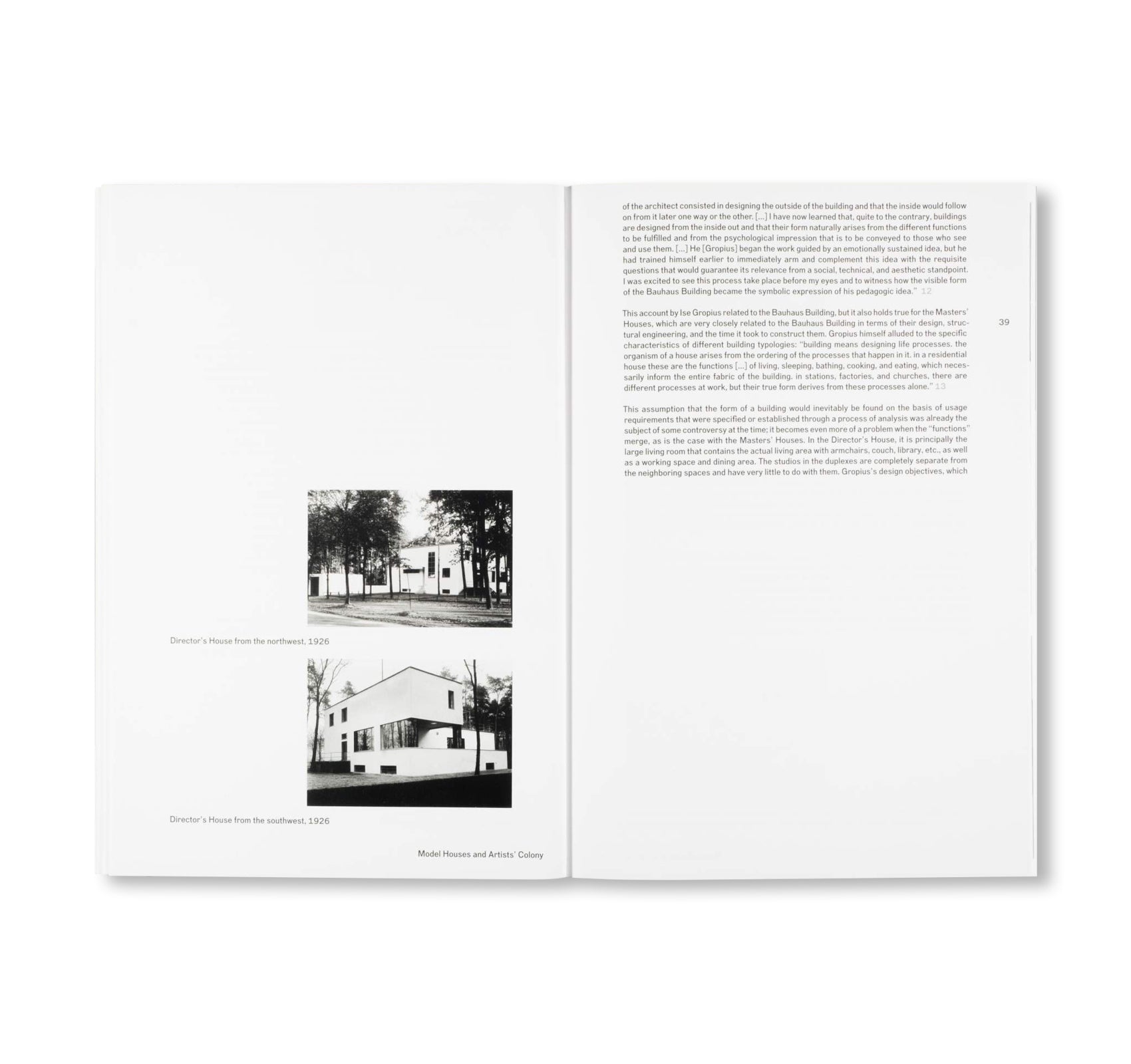 THE NEW MASTERS' HOUSES IN DESSAU / Edition Bauhaus 46 by Stiftung Bauhaus Dessau