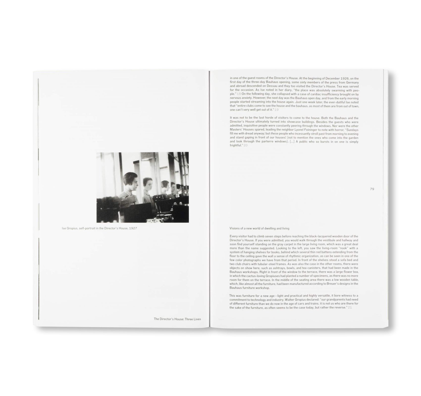 THE NEW MASTERS' HOUSES IN DESSAU / Edition Bauhaus 46 by Stiftung Bauhaus Dessau