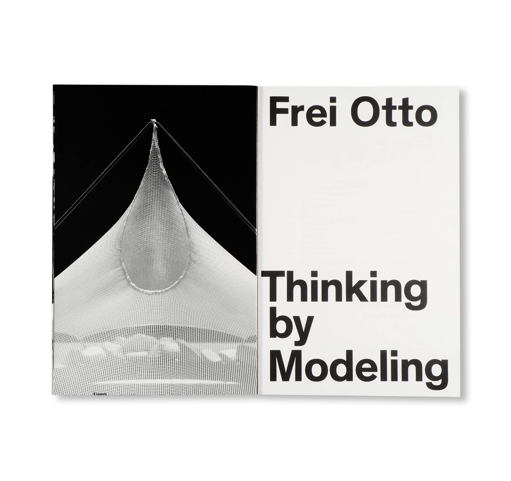 THINKING BY MODELING by Frei Otto