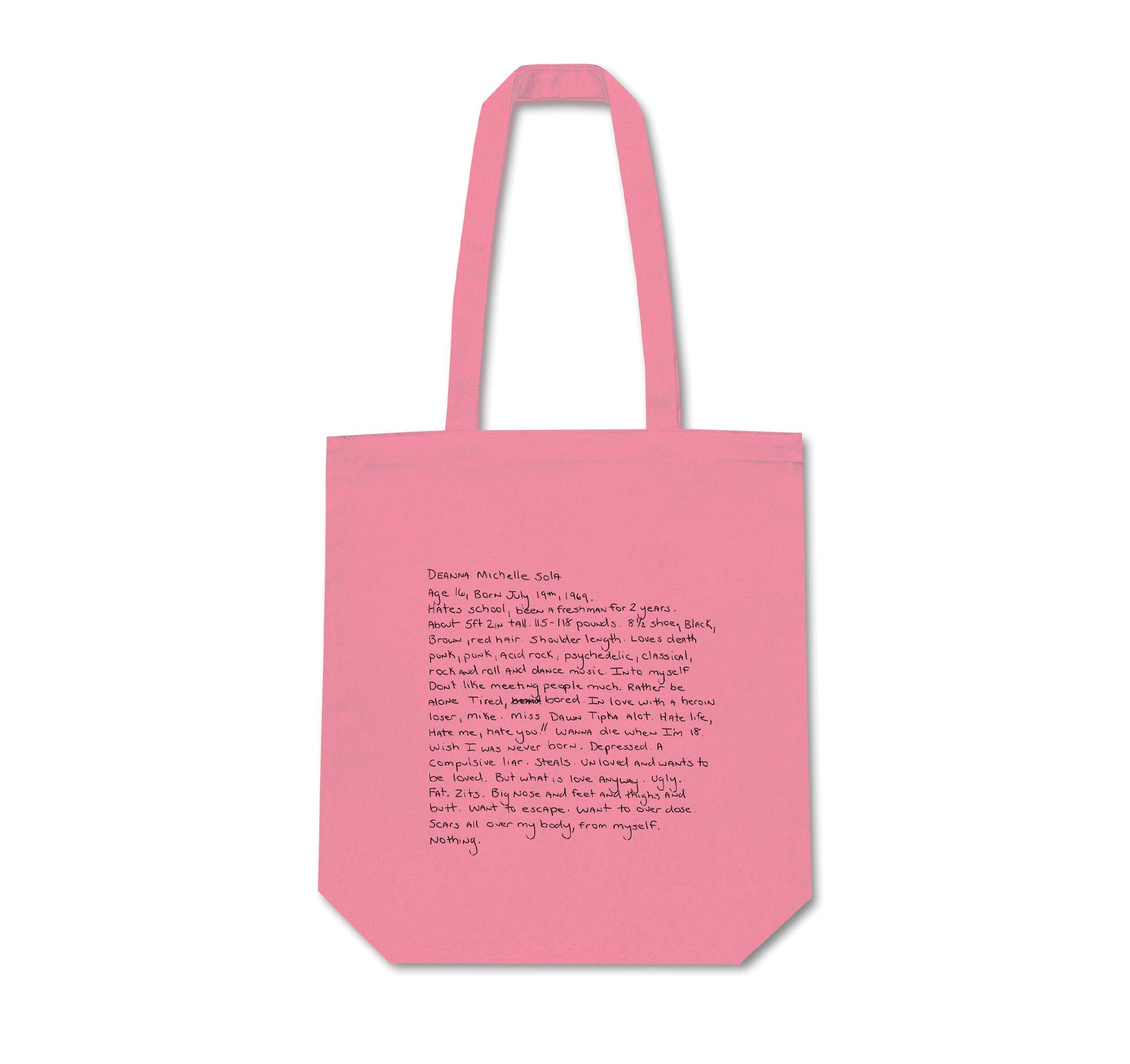 WHAT SHE SAID TOTE BAG by Deanna Templeton