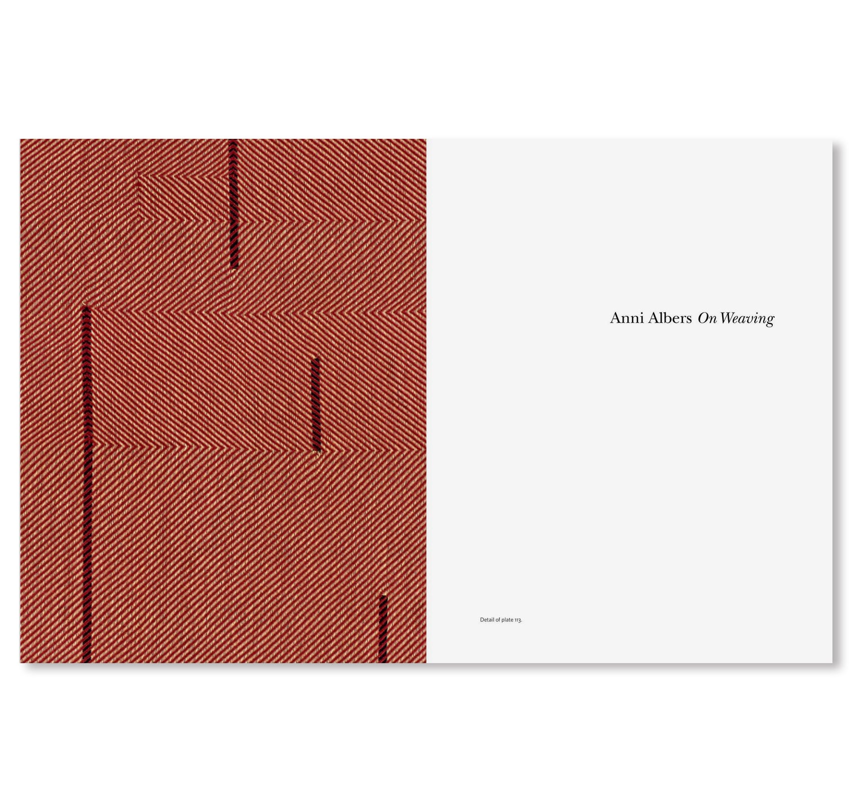 ON WEAVING: NEW EXPANDED EDITION by Anni Albers