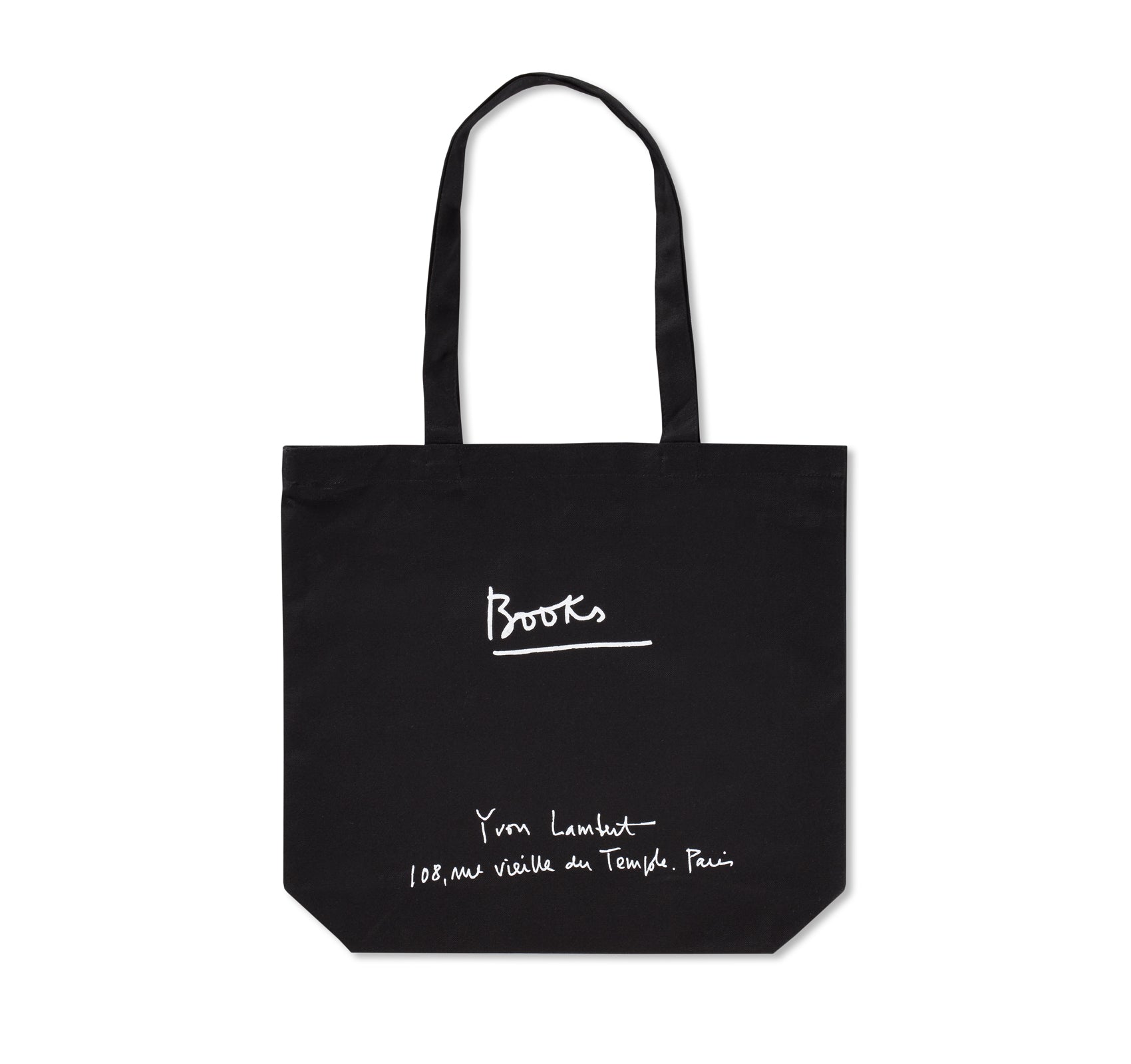 YVON LAMBERT TOTE BAG (REGULAR / BLACK)