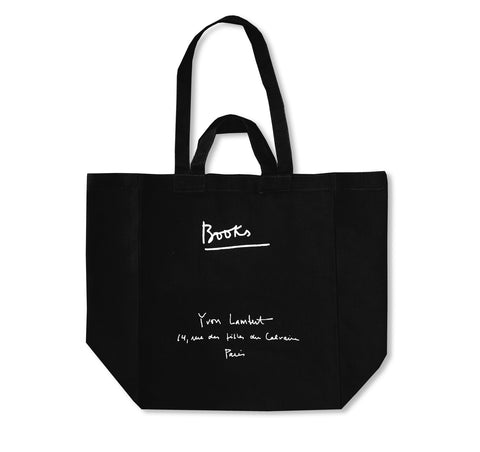 YVON LAMBERT TOTE BAG (LARGE / BLACK)