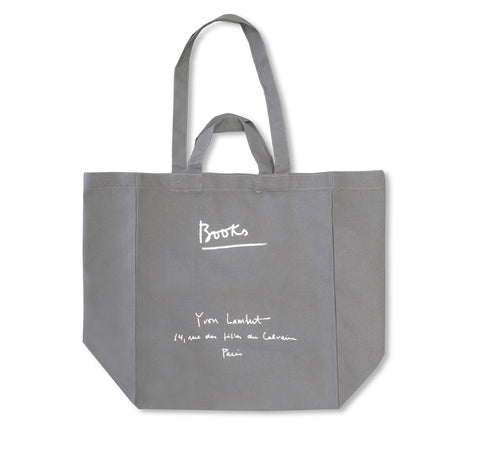 YVON LAMBERT TOTE BAG (LARGE / DARK GREY)