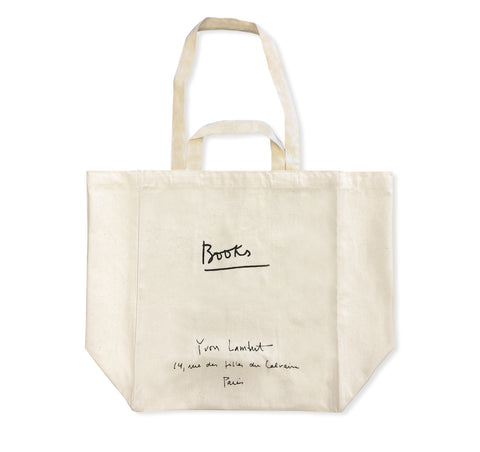 YVON LAMBERT TOTE BAG (LARGE / WHITE)