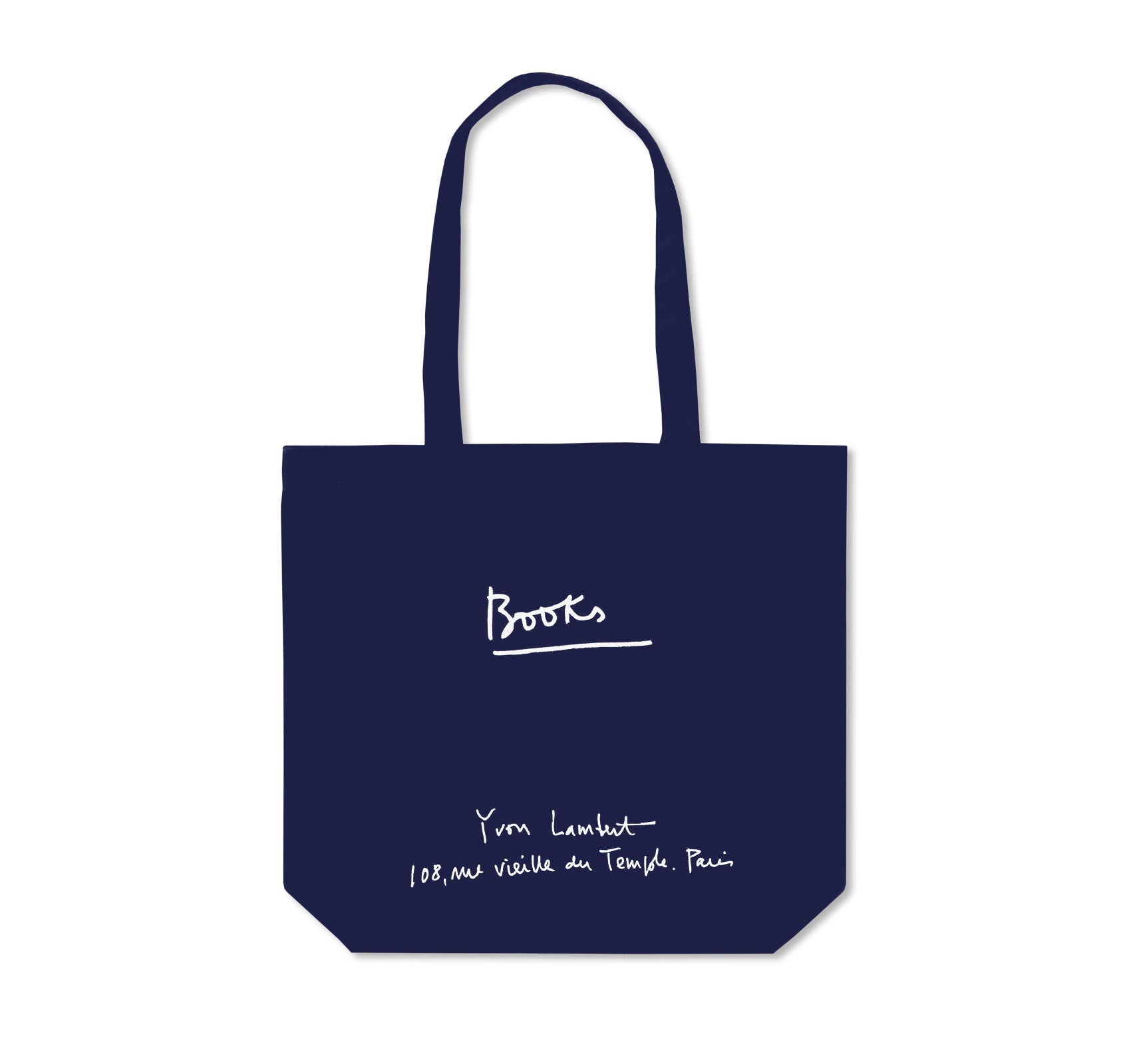 YVON LAMBERT TOTE BAG (REGULAR / NAVY BLUE)