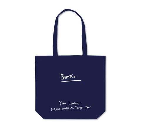 YVON LAMBERT TOTE BAG (REGULAR / NAVY BLUE)