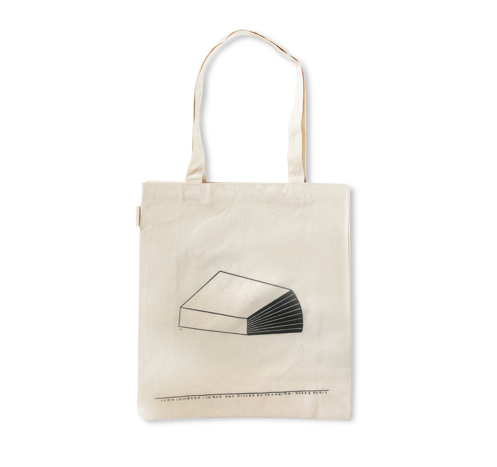 YVON LAMBERT & PHILIPPE WEISBECKER TOTE BAG (WHITE)